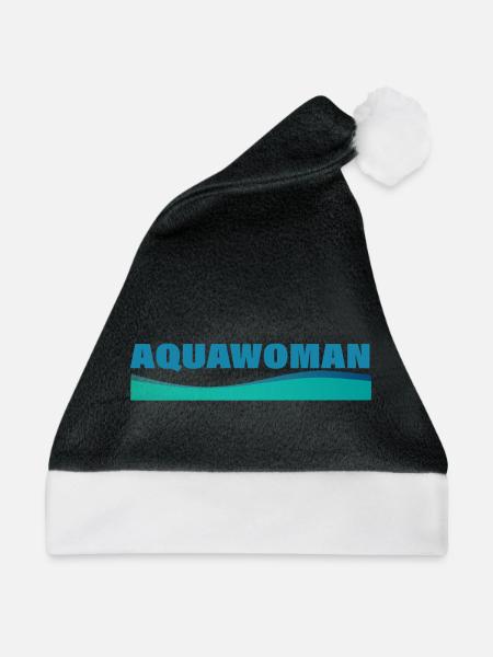 AQUAWOMAN - Weihnachtsmütze - Schwarz/Weiß