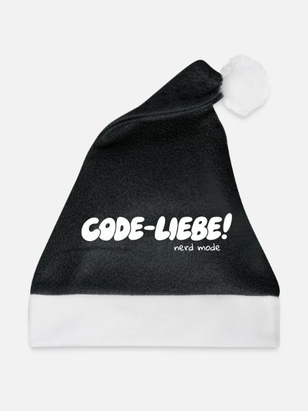 Code-Liebe – Nerd Mode On - Weihnachtsmütze - Schwarz/Weiß
