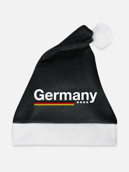 Germany - Weihnachtsmütze - Schwarz/Weiß