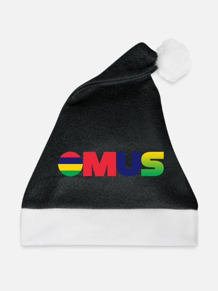 Mauritius - Weihnachtsmütze - Schwarz/Weiß