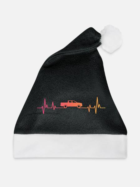 Sunset Pickup Heartbeat Auto Pickup - Weihnachtsmütze - Schwarz/Weiß