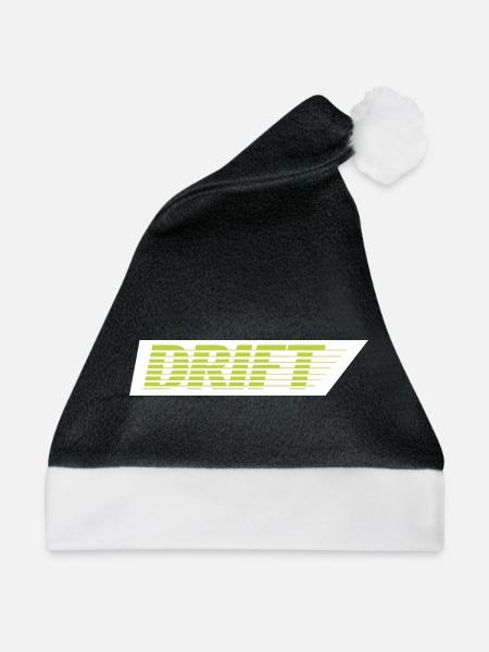 Drift Green - Weihnachtsmütze - Schwarz/Weiß