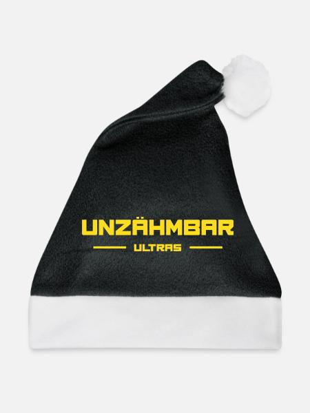 UNZÄHMBAR ULTRAS - Weihnachtsmütze - Schwarz/Weiß