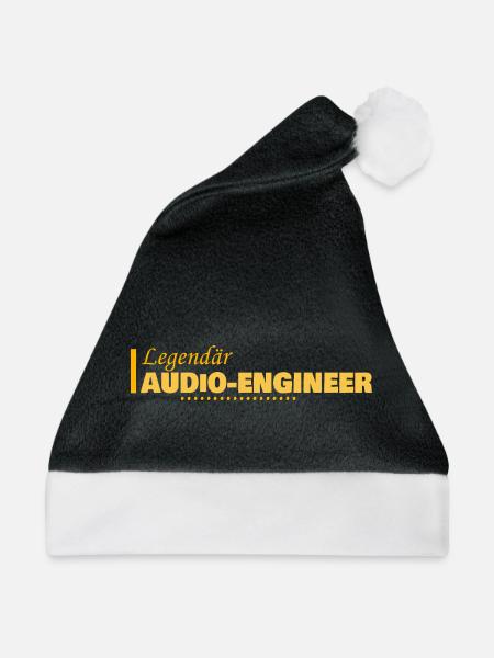 Audio-Engineer als Job - Weihnachtsmütze - Schwarz/Weiß