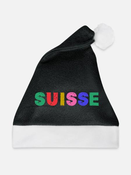SCHWEIZ - Weihnachtsmütze - Schwarz/Weiß