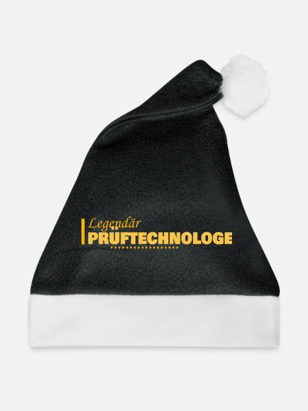 Prueftechnologe - Weihnachtsmütze - Schwarz/Weiß