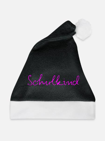 SCHULKIND 2026, EINSCHULUNG, ERSTKLÄSSLER GESCHENK - Weihnachtsmütze - Schwarz/Weiß