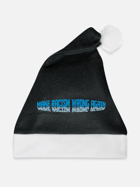 make racism wrong again - Weihnachtsmütze - Schwarz/Weiß