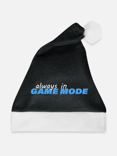 ALWAYS IN GAME MODE - Weihnachtsmütze - Schwarz/Weiß