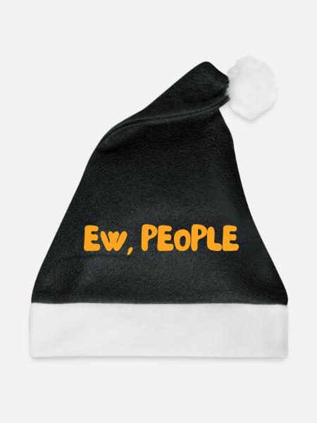 Igitt, Leute - Weihnachtsmütze - Schwarz/Weiß