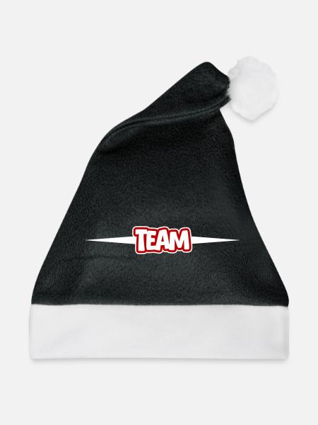 Team - Weihnachtsmütze - Schwarz/Weiß