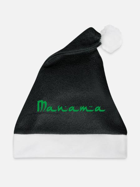 Manama Bahrain - Weihnachtsmütze - Schwarz/Weiß