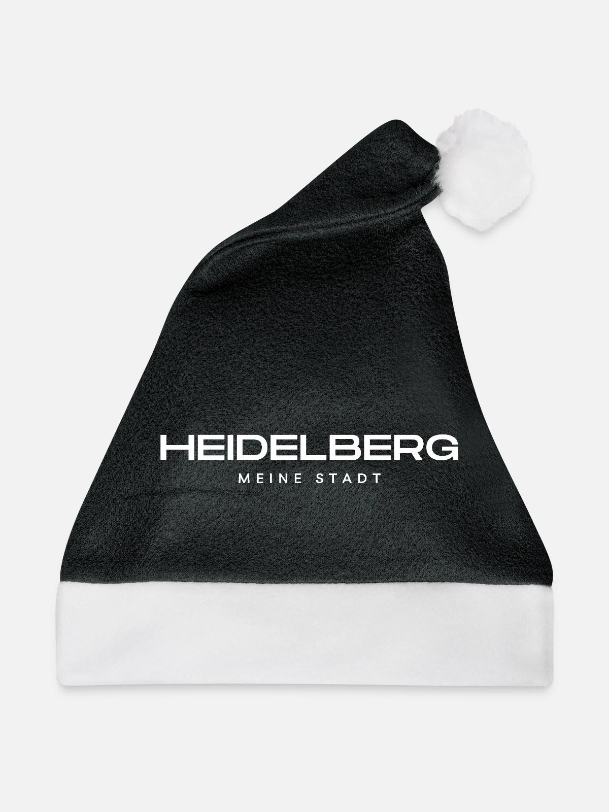 Heidelberg - Weihnachtsmütze - Schwarz/Weiß - Vorne