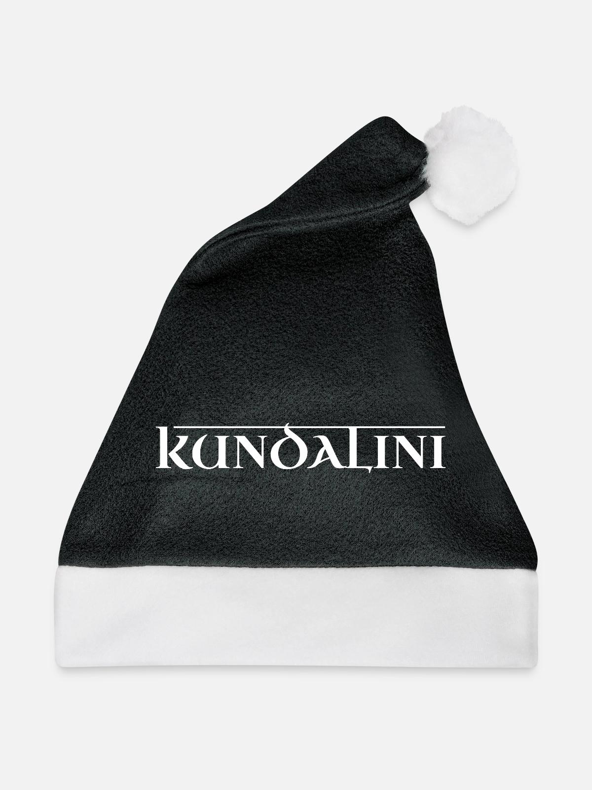 Kundalini-Logo - Weihnachtsmütze - Schwarz/Weiß - Vorne