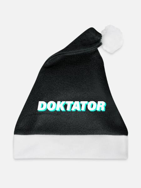 DOKTATOR - Weihnachtsmütze - Schwarz/Weiß