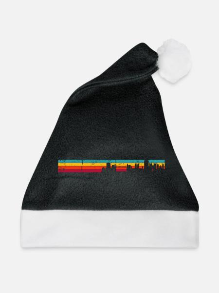 Bristol Skyline retro - Weihnachtsmütze - Schwarz/Weiß