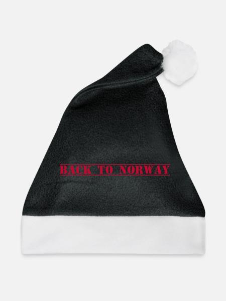 Norway Norwegen - Weihnachtsmütze - Schwarz/Weiß