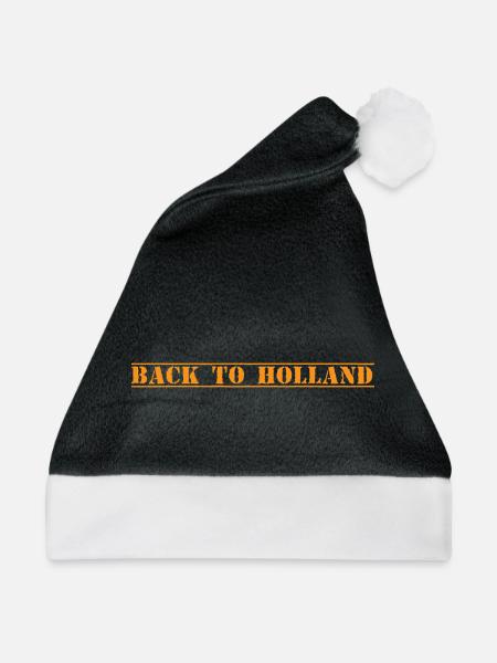 Holland - Weihnachtsmütze - Schwarz/Weiß