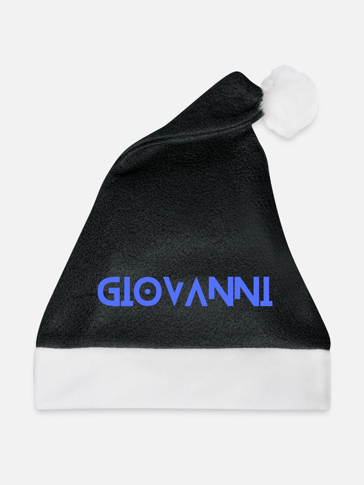 Giovanni - Weihnachtsmütze - Schwarz/Weiß - Vorne