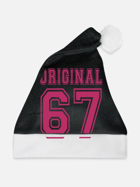 Original 1967 - Weihnachtsmütze - Schwarz/Weiß