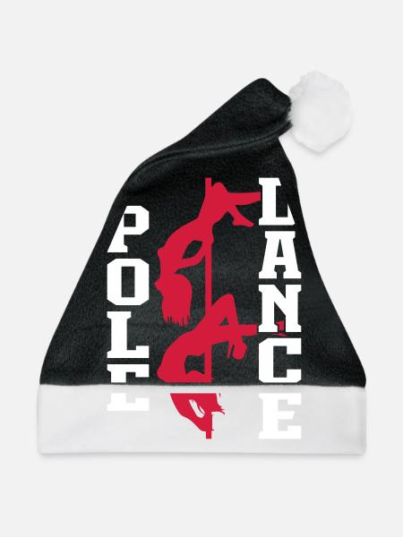 Pole Dance - Weihnachtsmütze - Schwarz/Weiß