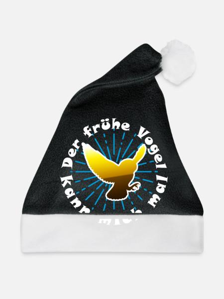 Frueher Vogel - Weihnachtsmütze - Schwarz/Weiß