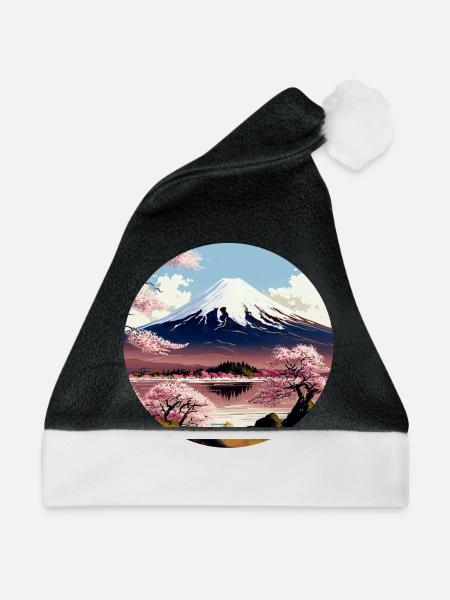 Fuji - Weihnachtsmütze - Schwarz/Weiß