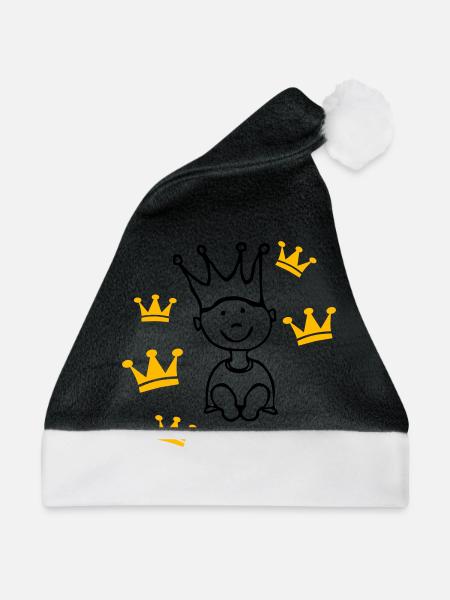 prince boy © - Weihnachtsmütze - Schwarz/Weiß
