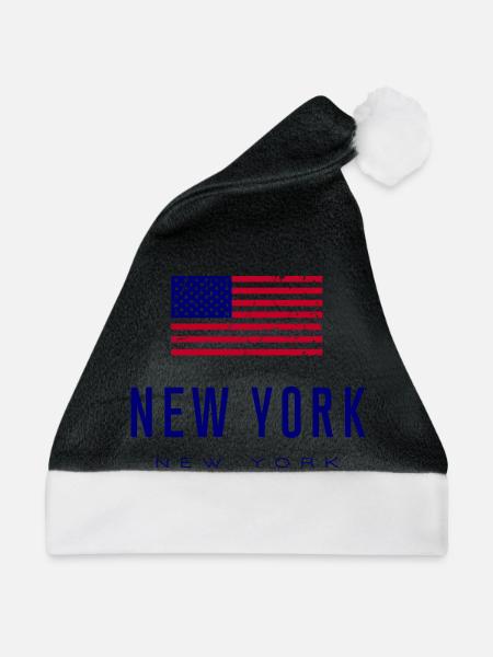 New York /// New York - Weihnachtsmütze - Schwarz/Weiß
