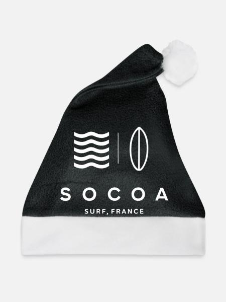 Design Surf in socoa - Weihnachtsmütze - Schwarz/Weiß