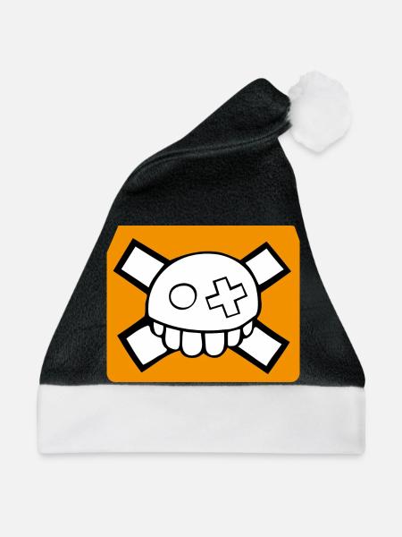 Roger - Weihnachtsmütze - Schwarz/Weiß