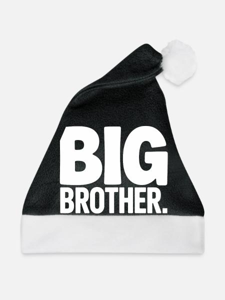 Großer Bruder Überwachung - Weihnachtsmütze - Schwarz/Weiß - Vorne