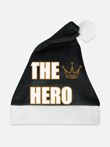 THE HERO – Bold & Powerful Statement Design - Weihnachtsmütze - Schwarz/Weiß