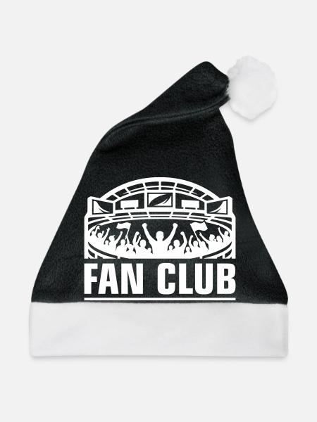 Fan Club Stadion - Weihnachtsmütze - Schwarz/Weiß - Vorne