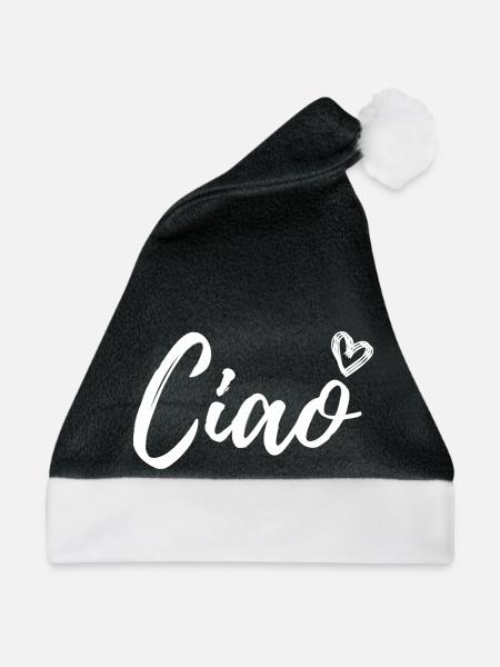 Ciao - Weihnachtsmütze - Schwarz/Weiß - Vorne