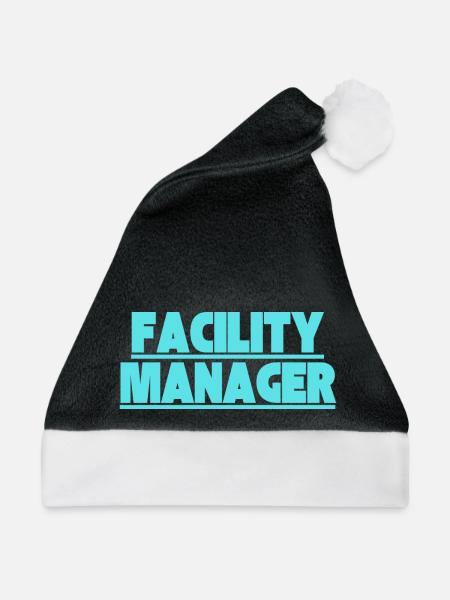 Facility Manager Haustechniker Hausmeister - Weihnachtsmütze - Schwarz/Weiß