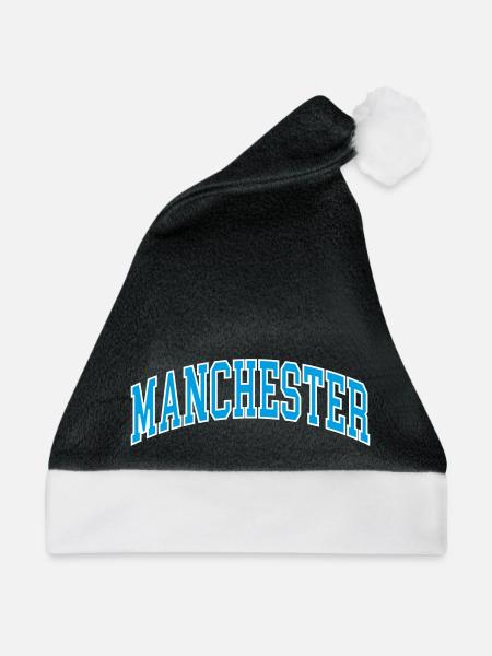 Manchester - Weihnachtsmütze - Schwarz/Weiß