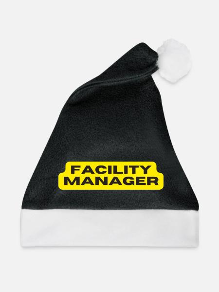Facility Manager Haustechniker Hausmeister - Weihnachtsmütze - Schwarz/Weiß