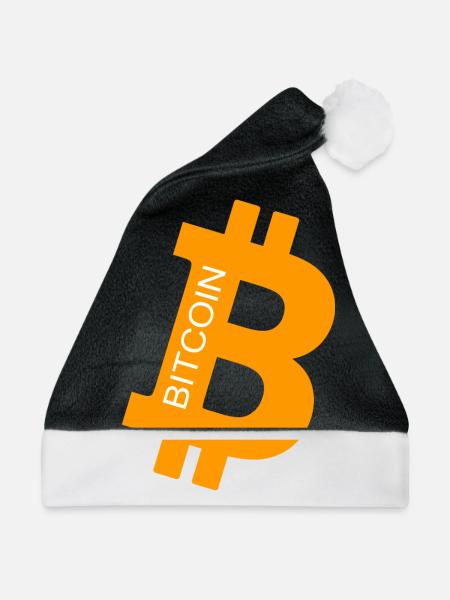 bit coin - Weihnachtsmütze - Schwarz/Weiß
