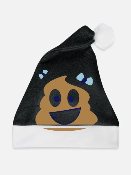 Pile of Poo - Weihnachtsmütze - Schwarz/Weiß