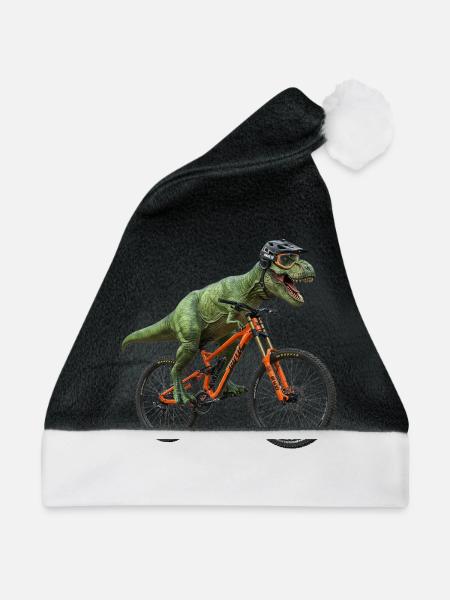 Bikosaurus Rex - Weihnachtsmütze - Schwarz/Weiß