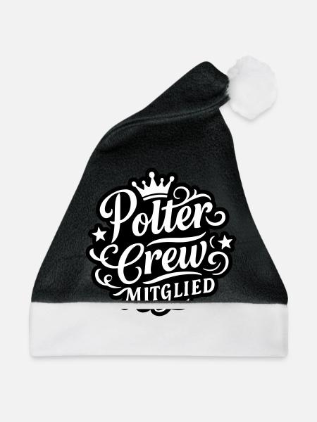 Polter Crew - Weihnachtsmütze - Schwarz/Weiß