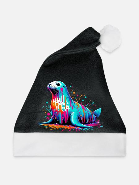 Siegel - Weihnachtsmütze - Schwarz/Weiß