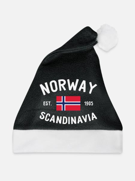 Norway - Norge - Norwegen - Scandinavia - 1905 - Weihnachtsmütze - Schwarz/Weiß - Vorne