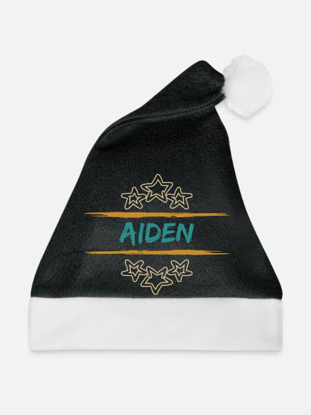 Aiden als Aiden - Weihnachtsmütze - Schwarz/Weiß