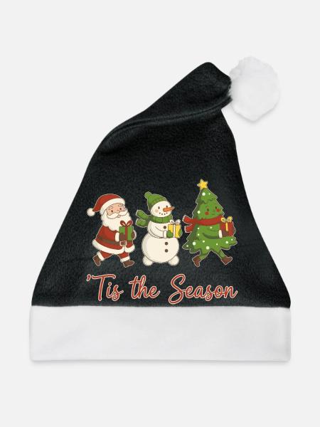 Es ist der Weihnachtsspaß der Saison - Weihnachtsmütze - Schwarz/Weiß - Vorne
