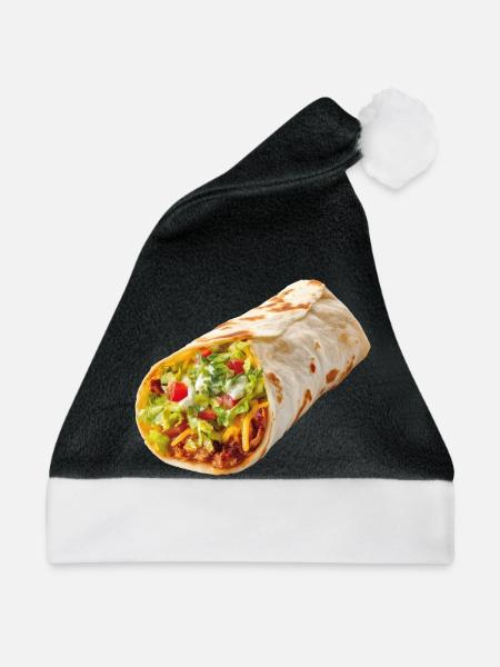 Burrito - Weihnachtsmütze - Schwarz/Weiß