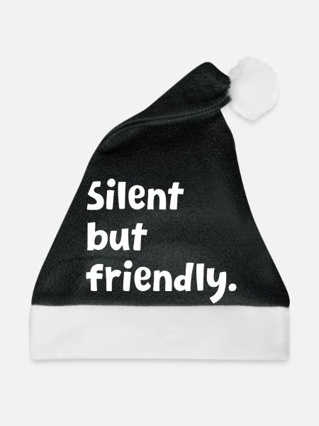Introvertiert – Lustiges Introvertiert-Design – Sarkastisch - Weihnachtsmütze - Schwarz/Weiß