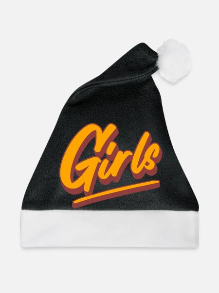 Girls - Weihnachtsmütze - Schwarz/Weiß