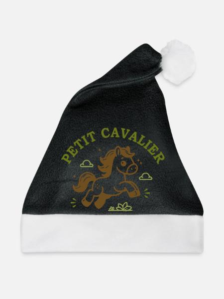 Kleiner Reiter - Weihnachtsmütze - Schwarz/Weiß